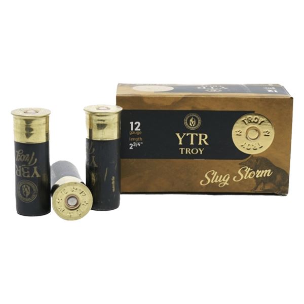Troy 12 Gauge 2 3/4" 1oz Slug Storm (10 Rounds) Sku TSL12