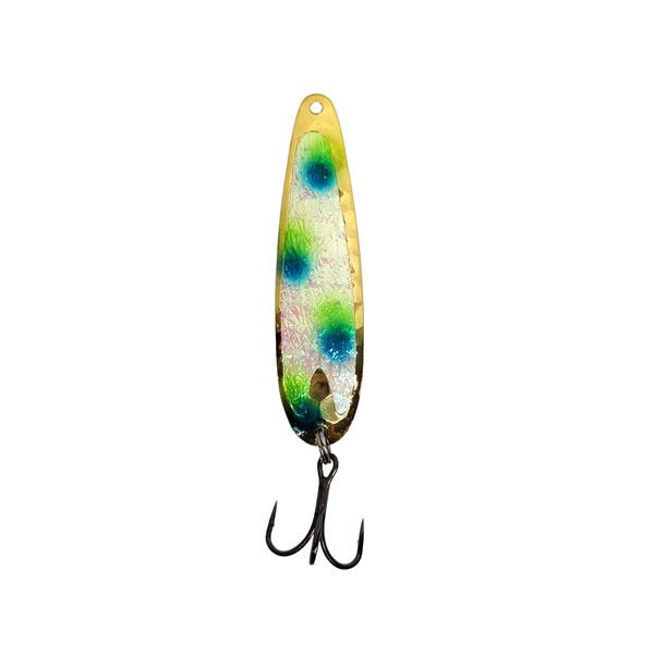 TNT Premium Lures 24K Gold Spoon Moldy Blueberry Muffin 4" Sku PMO40022S