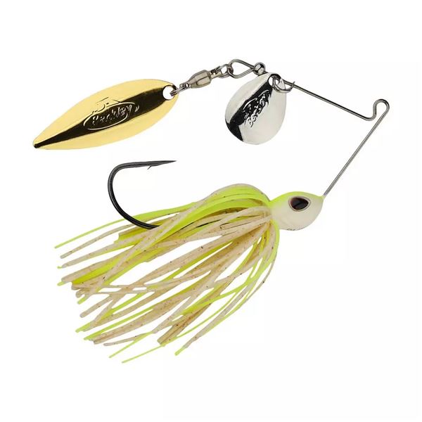 Berkley Power Blade Spinnerbait Compact White Chartreuse 3/4 oz Colerado Willow Sku BPBLCP34CWSG-WC