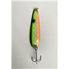 Image 1 : Great Lakes Spoons Silver/Trolling Series  Orange Trout 3-7/8" Sku S123-R