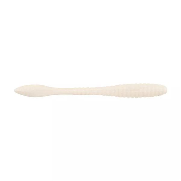 Berkley Powerbait Max Scent Flat Worm White Pearl 4.25" Sku PBMSFW4.25-WHPR