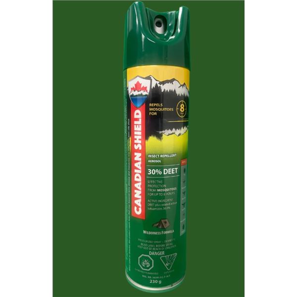 Canadian Shield Insect Repellent Aerosol 30% Deet 230g Sku CSA02