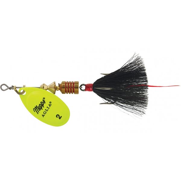 Mepps Aglia Dressed Spinner Chartreuse Size #2 (1/6oz) Sku B2DCH