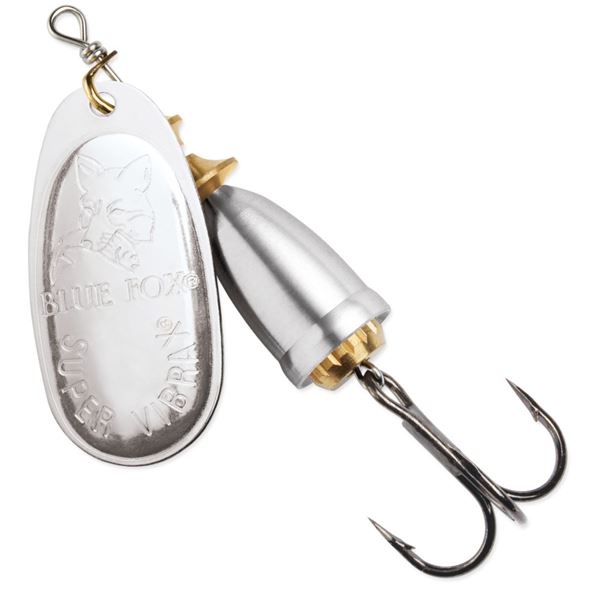 Blue Fox Vibrax Mid-Depth Spinner Silver 1/4oz Sku 60-30-100
