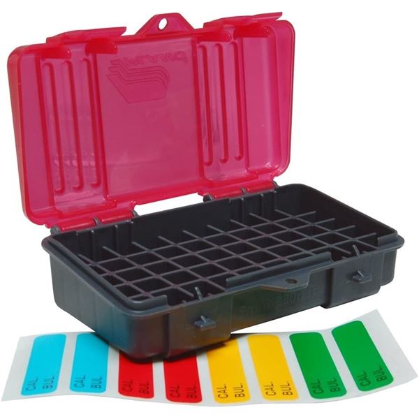 Plano Handgun Ammo Flip Top Case 50 Round (9mm, 380 Auto) Sku 122450