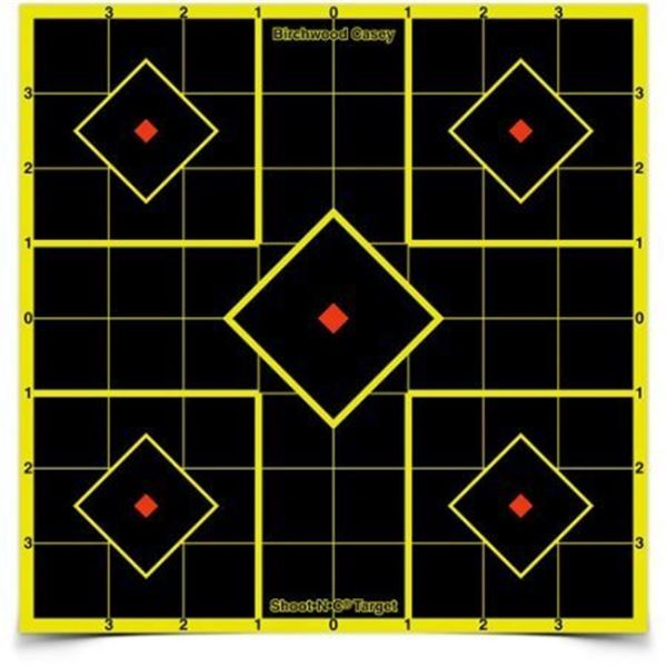 Birchwood Casey Shoot-N-C Reactive Targets (6-Pack) Sku 34105