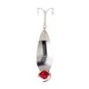 Image 1 : Lucky Strike 177400-31 Scarlet Eye Wobbler Spoon- 4", 5/8oz, Nickel Sku 177400-31