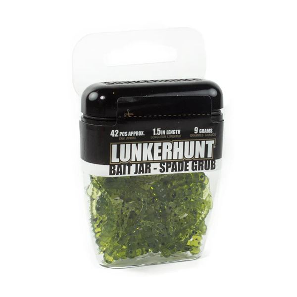 Lunkerhunt Spade Grub Pumpkin 1.5" Sku HSG02