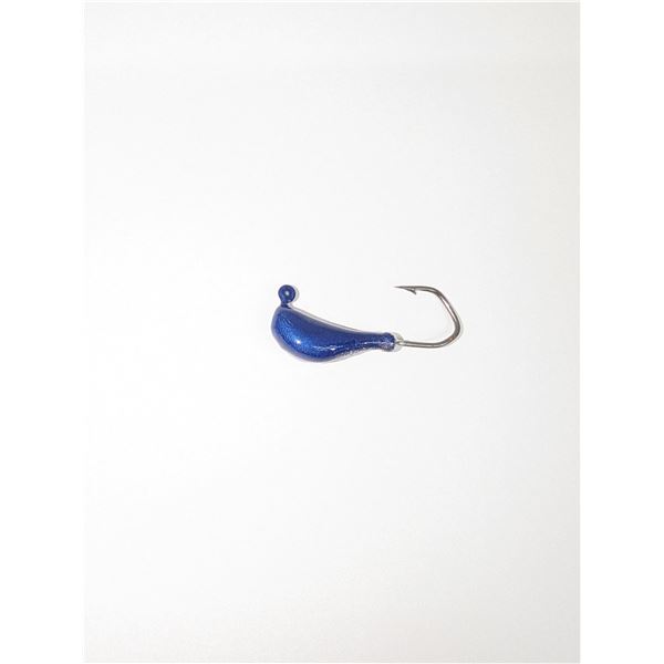 POW Casting Banana Jig Heads (6-Pack) UV Blue 3/8oz Sku BJH3/8UVB-CP6