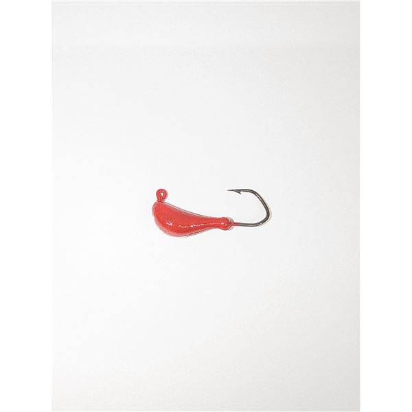 POW Casting Banana Jig Heads (6-Pack) Red 1/4oz Sku BJH1/4RD-CP6