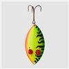 Image 1 : Lucky Strike X-172350-07 Red Flash Wiggler Spoon 3.5" Fire Tiger Red Flash Wiggler Spoon 3/4 Sku X-1