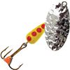 Image 1 : Panther Martin Spinner Hammered Silver Spinner/Yellow w/ Red Size 2 (1/16oz) Sku TH2PMHMSYR