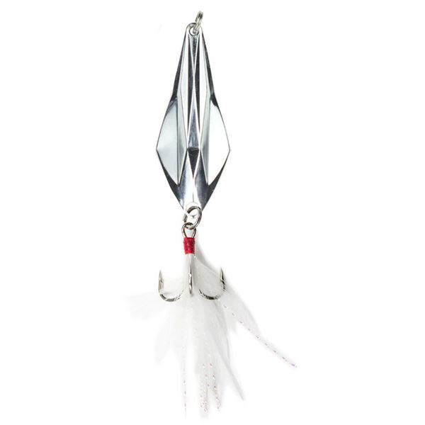 Lunkerhunt Spud Pure Silver 2" 3/8oz Sku SQ01