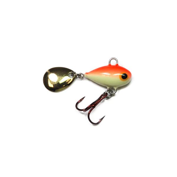 Lunkerhunt Magic Bean Glow Orange .75" Sku LHIMB18