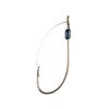 Image 1 : Eagle Claw 449WAH-2 Weedless Baitholder Hook, Size 2, Forged, 2 Sliced Shank, Non-Offset, Ringed Eye