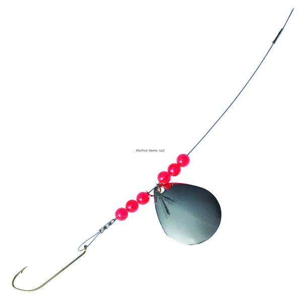 Eagle Claw QLPRHC-1/0 Lazer Pike Spin Rig, Size 1/0 Hook, Chrome Sku QLPRHC-1/0