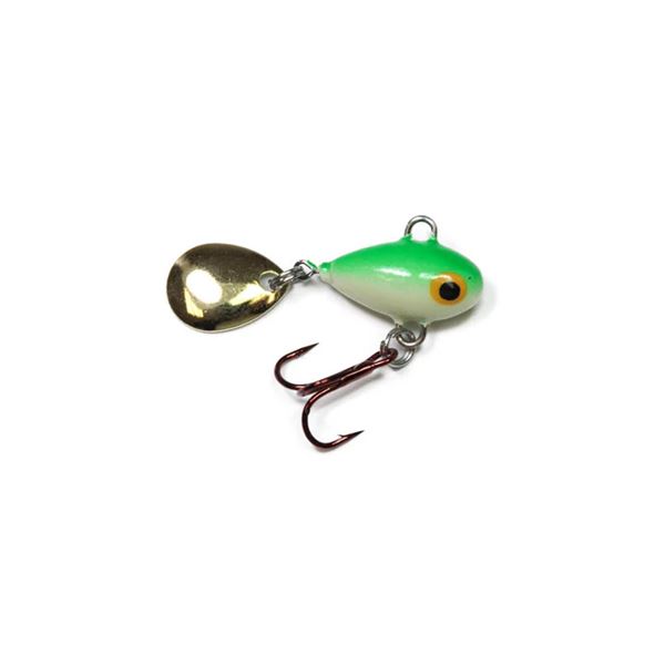 Lunkerhunt Magic Bean Glow Green .75" Sku LHIMB17