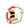 Image 1 : Lucky Strike Crawler Harness Gold Red Beads Sku 701112.32