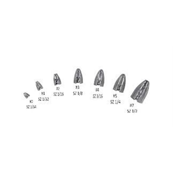 Water Gremlin Bull Shot Sinkers  1/16 Sku PBS-2