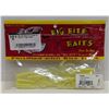 Image 1 : Big Bite Baits Pro Series Curl Tail Grub 10 Count 3" Chart Pearl Sku CTG303