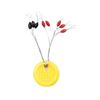 Image 1 : Danielson Slip Set Bobber Sinker Stops 8-12 lb 10 Pieces Sku BSTRP812