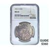 Image 1 : 1921-D Morgan Silver Dollar NGC MS63