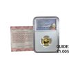 Image 1 : 2016 Panda China Gold 1/10 OZ NGC PF70 UC