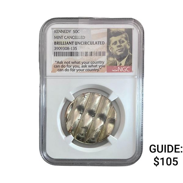 Kennedy Half Dollar NGC BRILLIANTUNC
