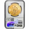 Image 2 : 1946 MEXICO Gold 50 Peso 1.2057oz NGC MS64