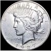 Image 1 : 1927-D Peace Silver Dollar CLOSELY UNC