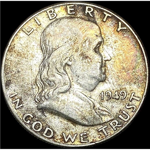 1949 Franklin Silver Half Dollar CLOSELY UNCIRCULATED