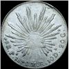 Image 2 : 1890Pi MR Mexico Silver 8 Reales Cap and Rays CLOSELY UNCIRCULATED