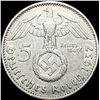 Image 2 : 1937-G Germany Silver 5 Reichsmark CLOSELY UNCIRCULATED