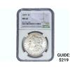 Image 1 : 1879 Morgan Silver Dollar NGC MS62