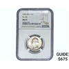 Image 1 : 1943 DDO Washington Silver Quarter NGC MS65