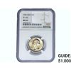 Image 1 : 1943 DDO Washington Silver Quarter NGC MS65