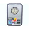 Image 2 : 1943 DDO Washington Silver Quarter NGC MS65