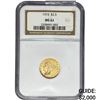 Image 1 : 1915 $2.50 Gold Quarter Eagle NGC MS61