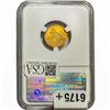 Image 2 : 1909 $2.50 Gold Quarter Eagle NGC MS61