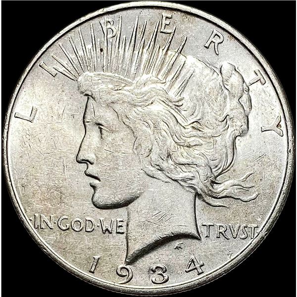 1934-D Silver Peace Dollar CLOSELY UNCIRCULATED