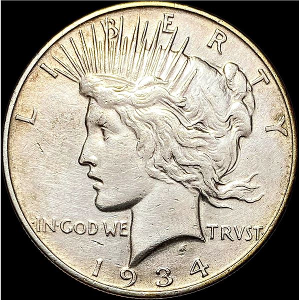1934-D Silver Peace Dollar CLOSELY UNCIRCULATED