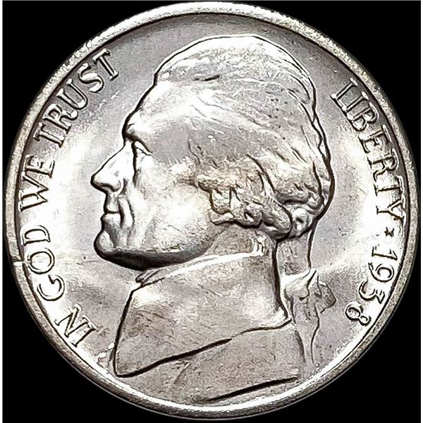 1938-D Jefferson Nickel GEM BU
