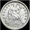 Image 1 : 1853 Arrows Seated Liberty Dime CLOSELY UNCIRCULATED