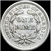 Image 2 : 1853 Arrows Seated Liberty Dime CLOSELY UNCIRCULATED