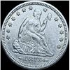 Image 1 : 1873 Arrows Seated Liberty Quarter CHOICE AU