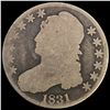 Image 1 : 1831 Capped Bust Half Dollar LIGHTLY CIRCULATED