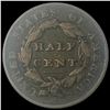 Image 2 : 1828 Classic Head Half Cent NICELY CIRCULATED