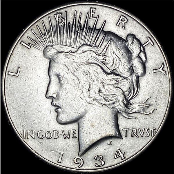 1934-S Silver Peace Dollar CLOSELY  UNCIRCULATED