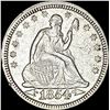 Image 1 : 1854 Seated Liberty Quarter Arrows CLOSELY  UNCIRCULATED
