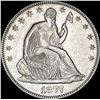 Image 1 : 1877 Seated Liberty Half Dollar CLOSELY  UNCIRCULATED